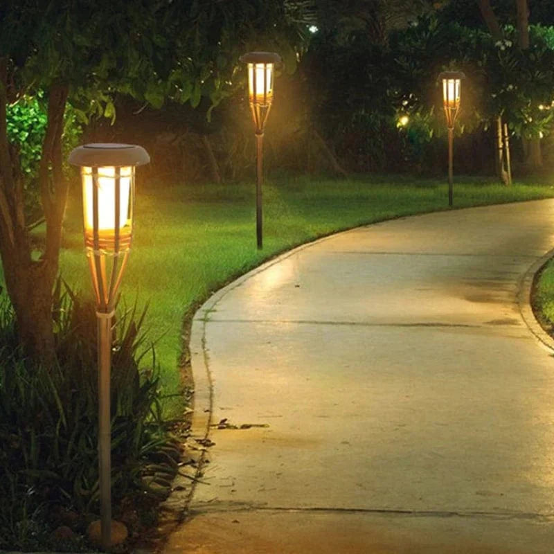 Lampe Solaire Tiki - Éclairez Vos Soirées Avec Style