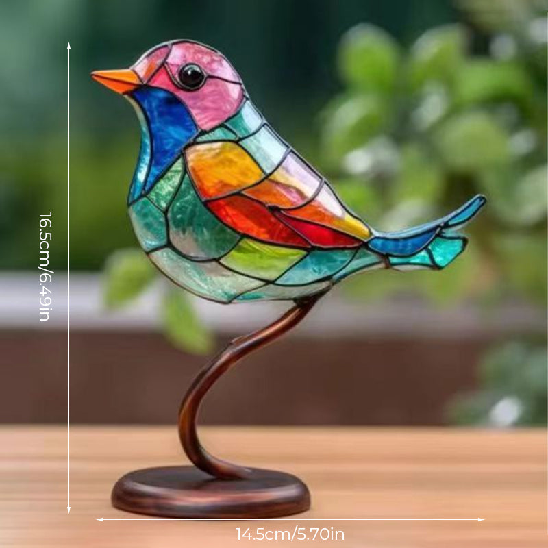 Decorative Ornament – Birds Perched on a Branch