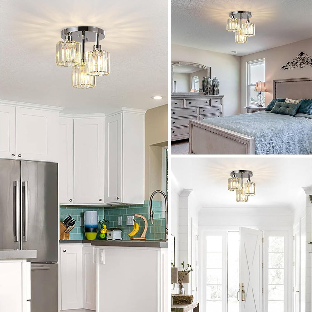Semi-infelt taklampe – moderne eleganse og raffinert glans
