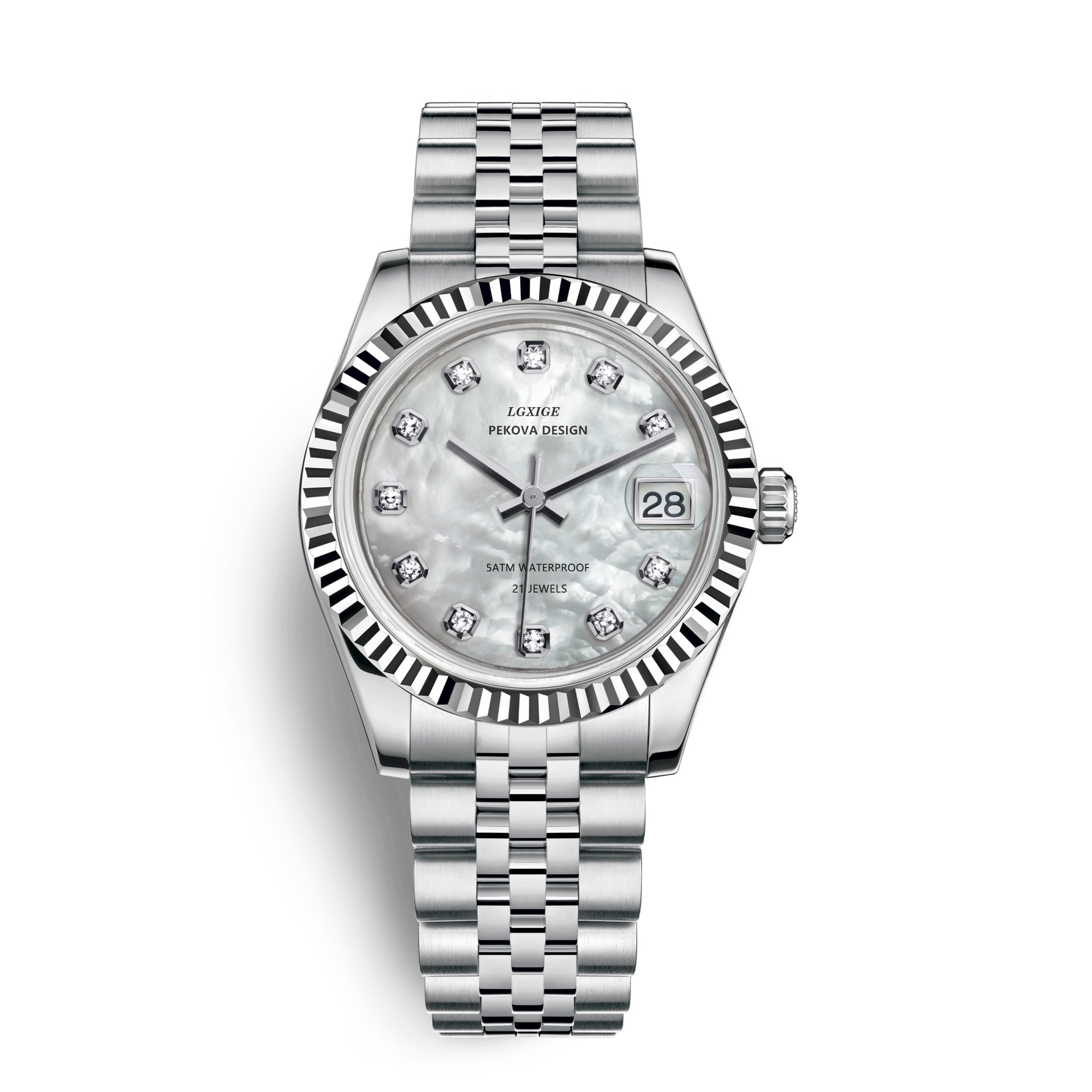 Reloj de pulsera clásico de acero inoxidable - Elegancia y fiabilidad para todos los días
