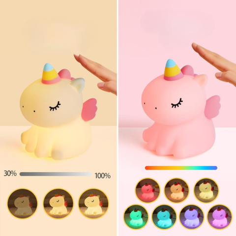 Lampa de veghe Unicorn – Lumină liniștitoare și vise încântătoare