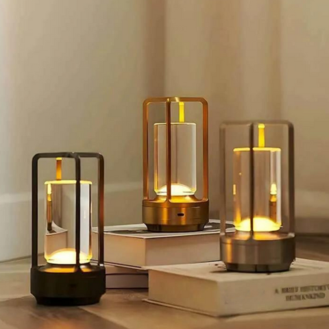 Dobíjacia stolná lampa – Tlmené svetlo a nadčasový štýl