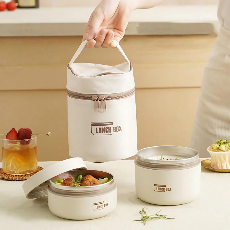 Stainless Steel Lunch Box – Stackable, Airtight, and Practical for Everyday Use