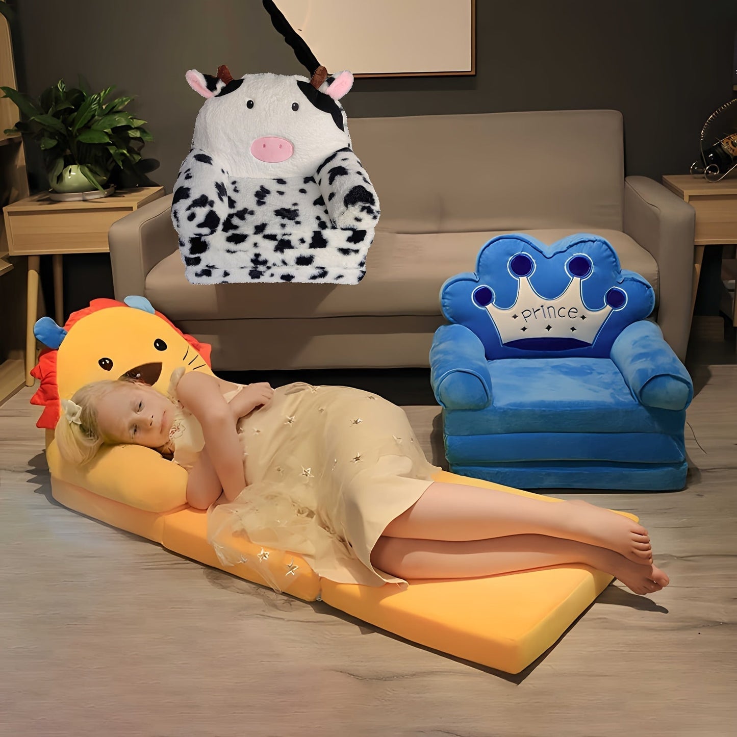 Fällbar Soffa För Barn – Platsbesparing Och Rolig Stil
