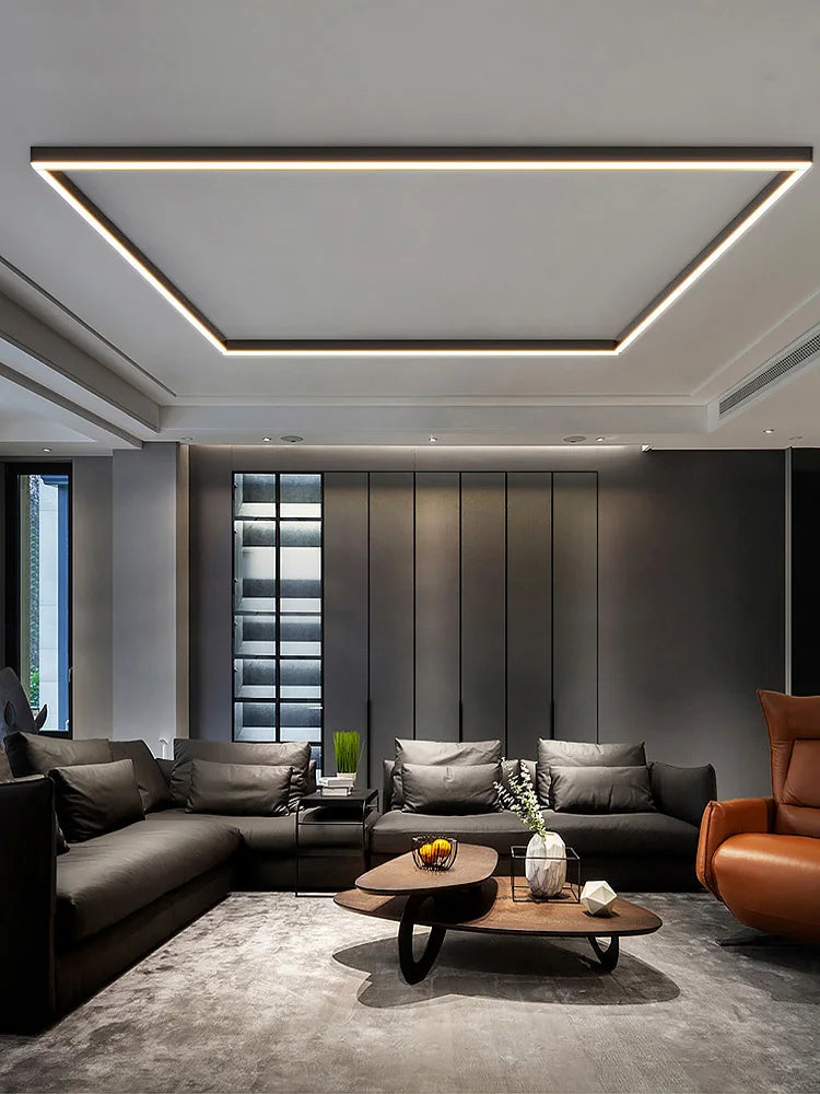Minimalistisk LED-taklampa - Skandinavisk design 