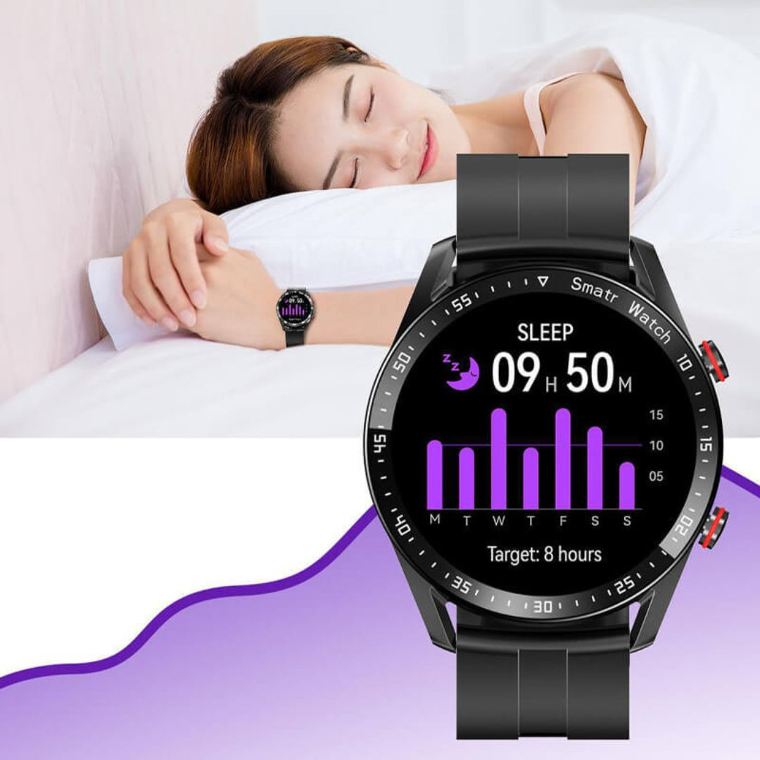 Elegant Smartwatch – Raffinerad Stil Och Intelligenta Funktioner 