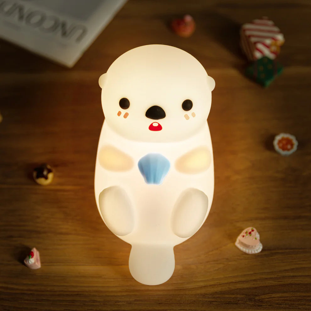 Luce notturna LED – Foca carina in silicone morbido 