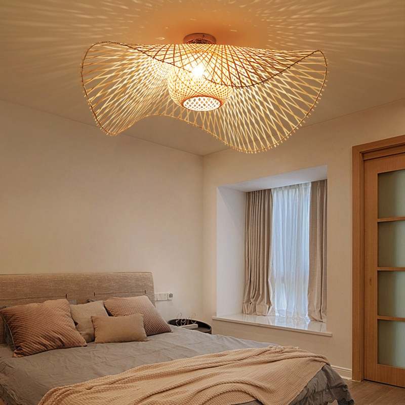 Hängande Lampa i Rörstil Japansk – Natur och Lugnet 