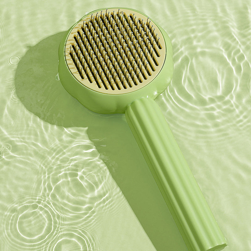 Brosse À Poils Auto-Nettoyante - Toilettage Facile