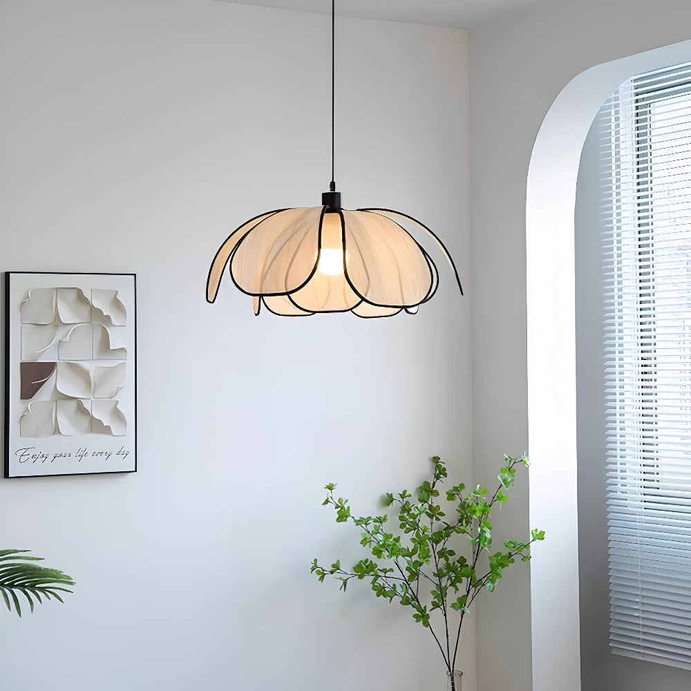 Elegantti luonnon koripajusta riippuva lamppu - Luonnollinen koristelu & harmoninen valaistus
