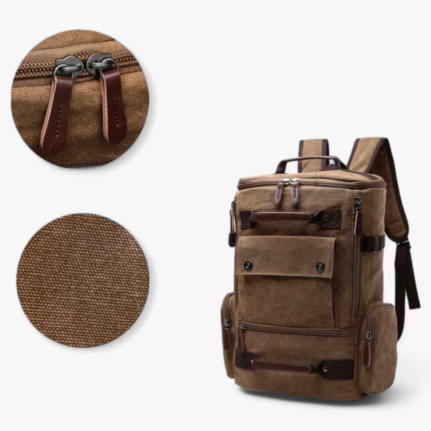 Zaino Vintage Con Scomparto Per Laptop 