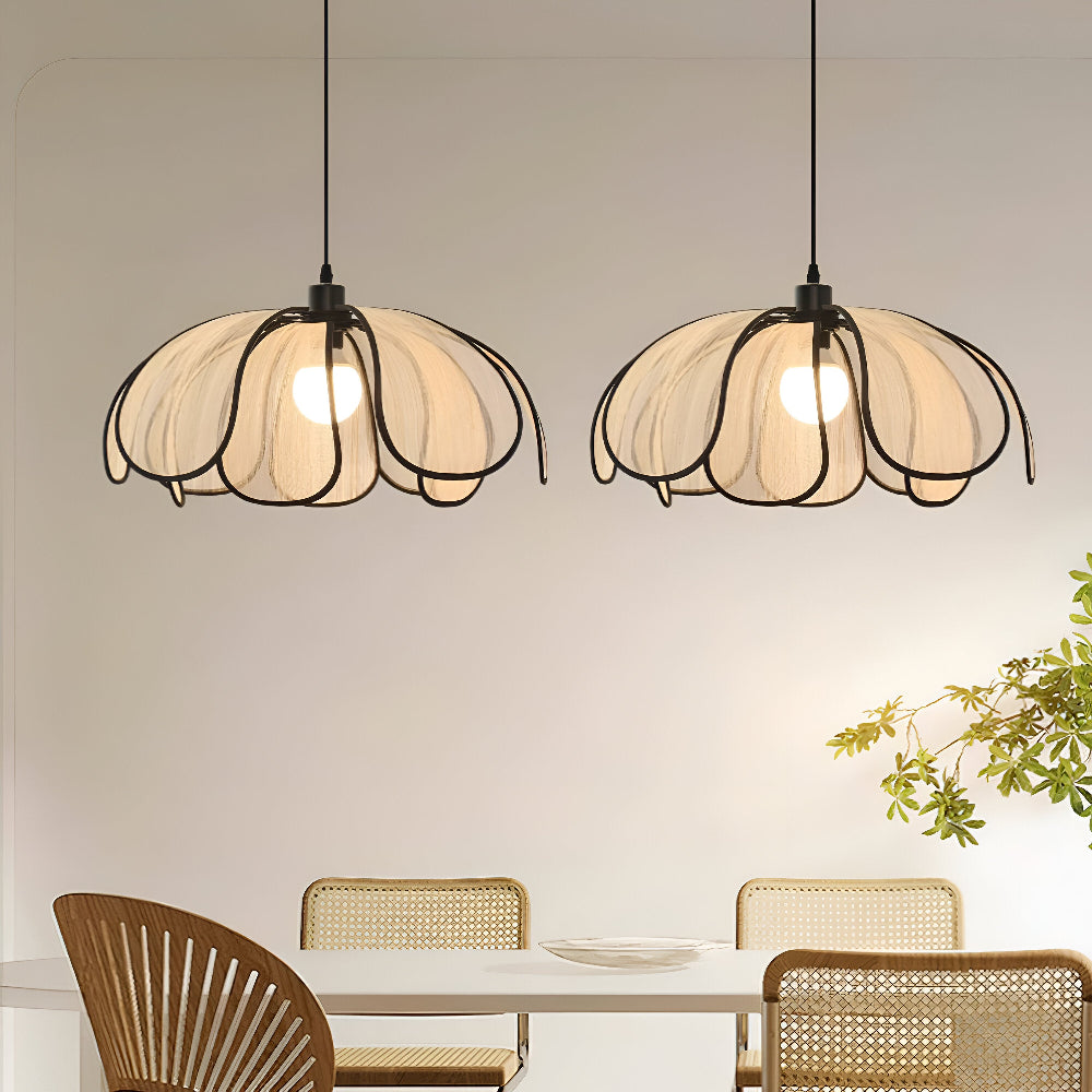 Elegantti luonnon koripajusta riippuva lamppu - Luonnollinen koristelu & harmoninen valaistus