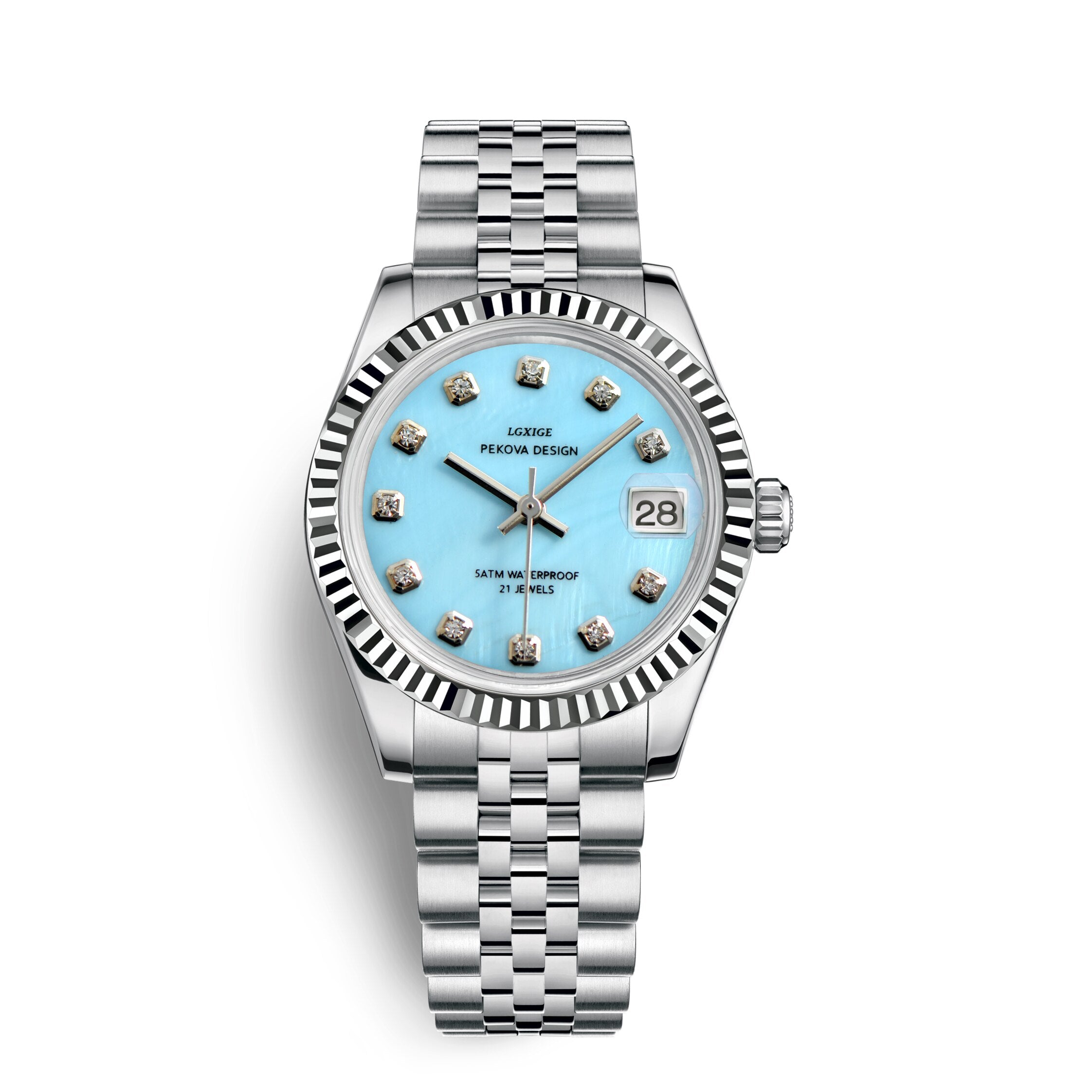 Reloj de pulsera clásico de acero inoxidable - Elegancia y fiabilidad para todos los días