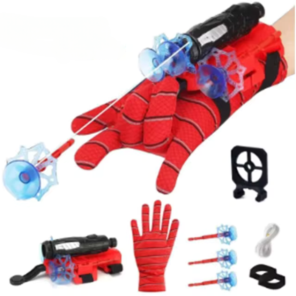 Interactieve Spider-Man webschieter voor creatieve spellen (1 Handschoen) 