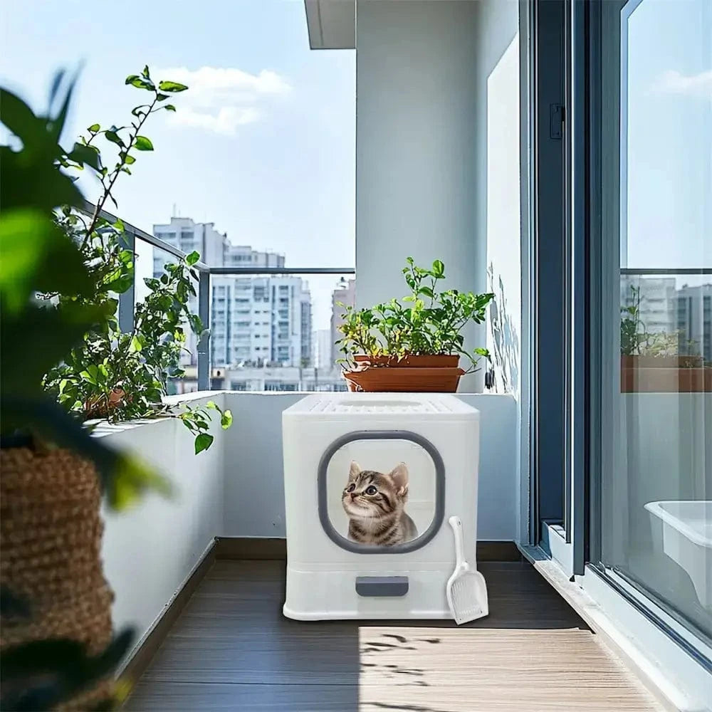 猫用消臭トイレ - 清潔さと快適さが保証されています 