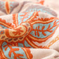 Couverture Bohème À Motifs Floraux Avec Franges