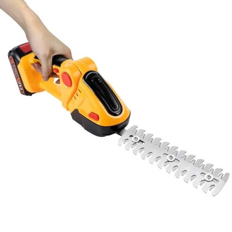 Kabelloses 2-in-1 Gartenwerkzeug — Heckenschneider und praktische Schere 