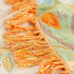 Couverture Bohème À Motifs Floraux Avec Franges