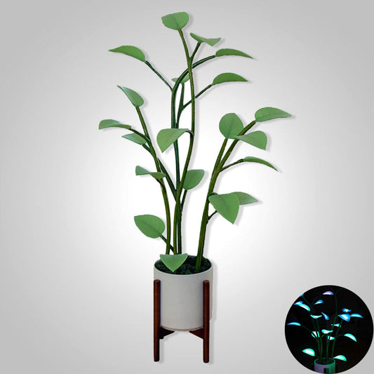 Magiczna Lampa LED w Kształcie Rośliny – Naturalna i Czarująca Atmosfera 