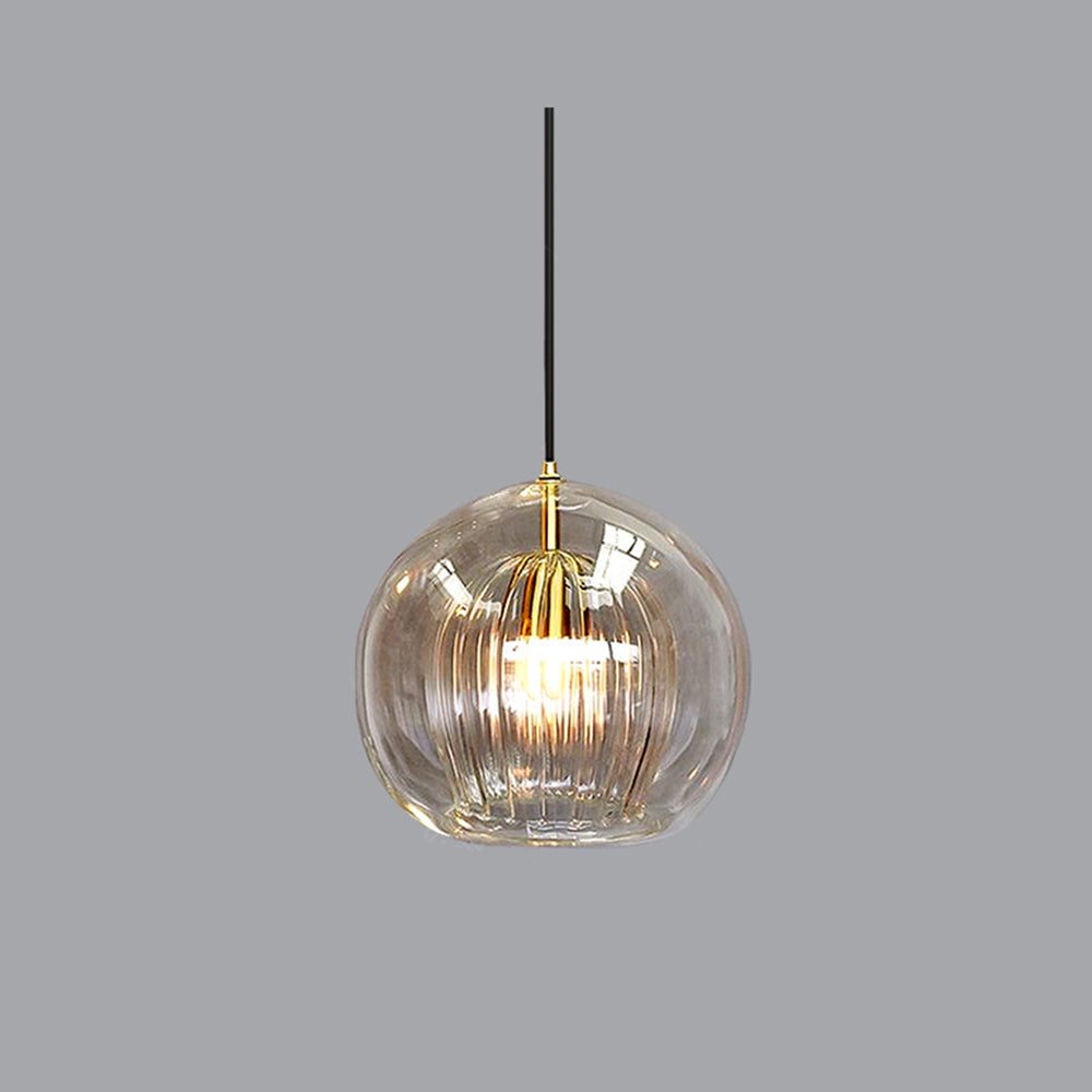 Elegant och Varm Glas Hänglampa – Stil och Finess 