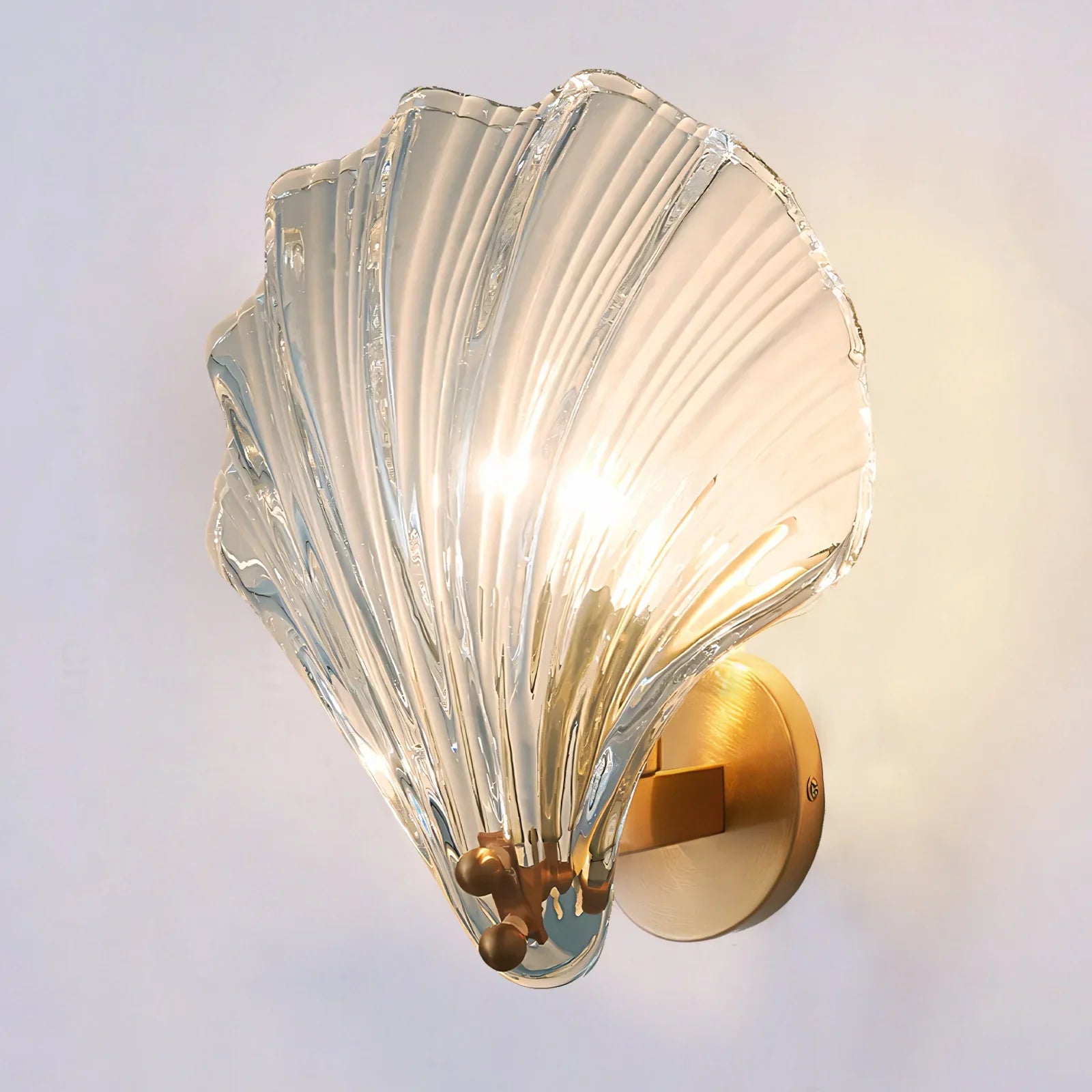 Aplique de Parede Concha – Iluminação Elegante e Marinha 
