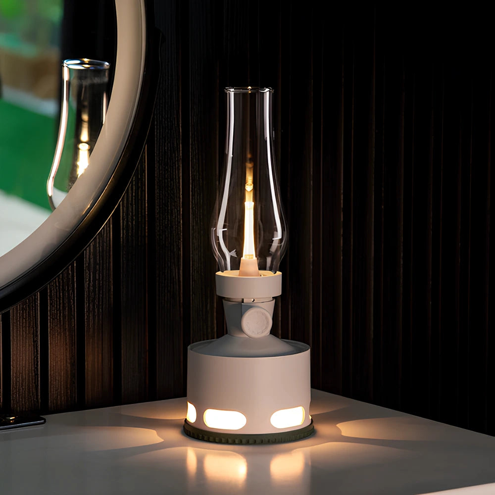Retro LED-lantaarn – Elegante decoratieve verlichting 