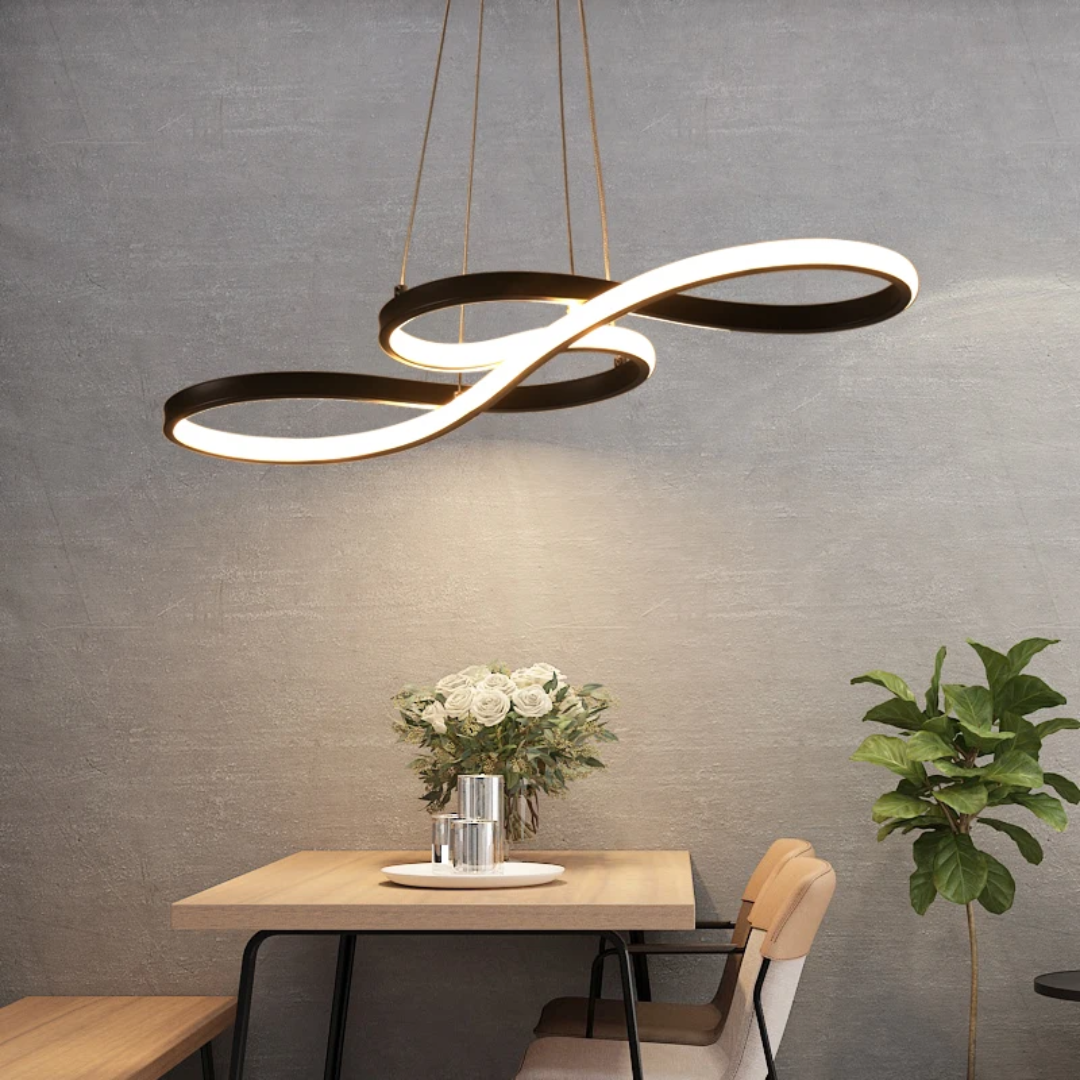 Moderní LED závěsné svítidlo s prstenci – Elegantní a futuristický design 