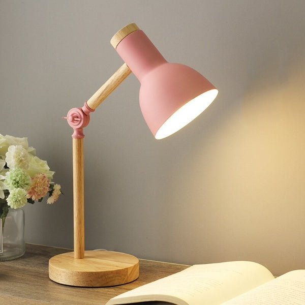 مصباح مكتب LED - أسلوب طبيعي وتصميم شمالي 