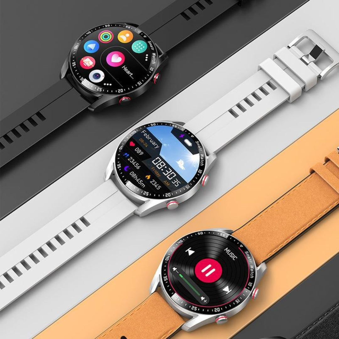 Elegant Smartwatch – Raffinerad Stil Och Intelligenta Funktioner 