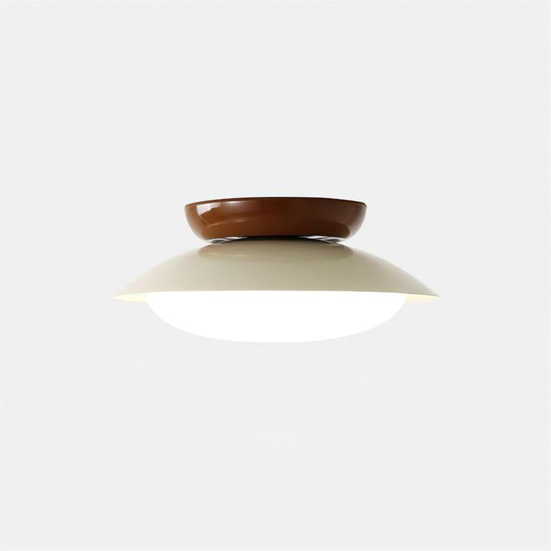 Okrągła lampa sufitowa LED - naturalny blask i dyskretna elegancja