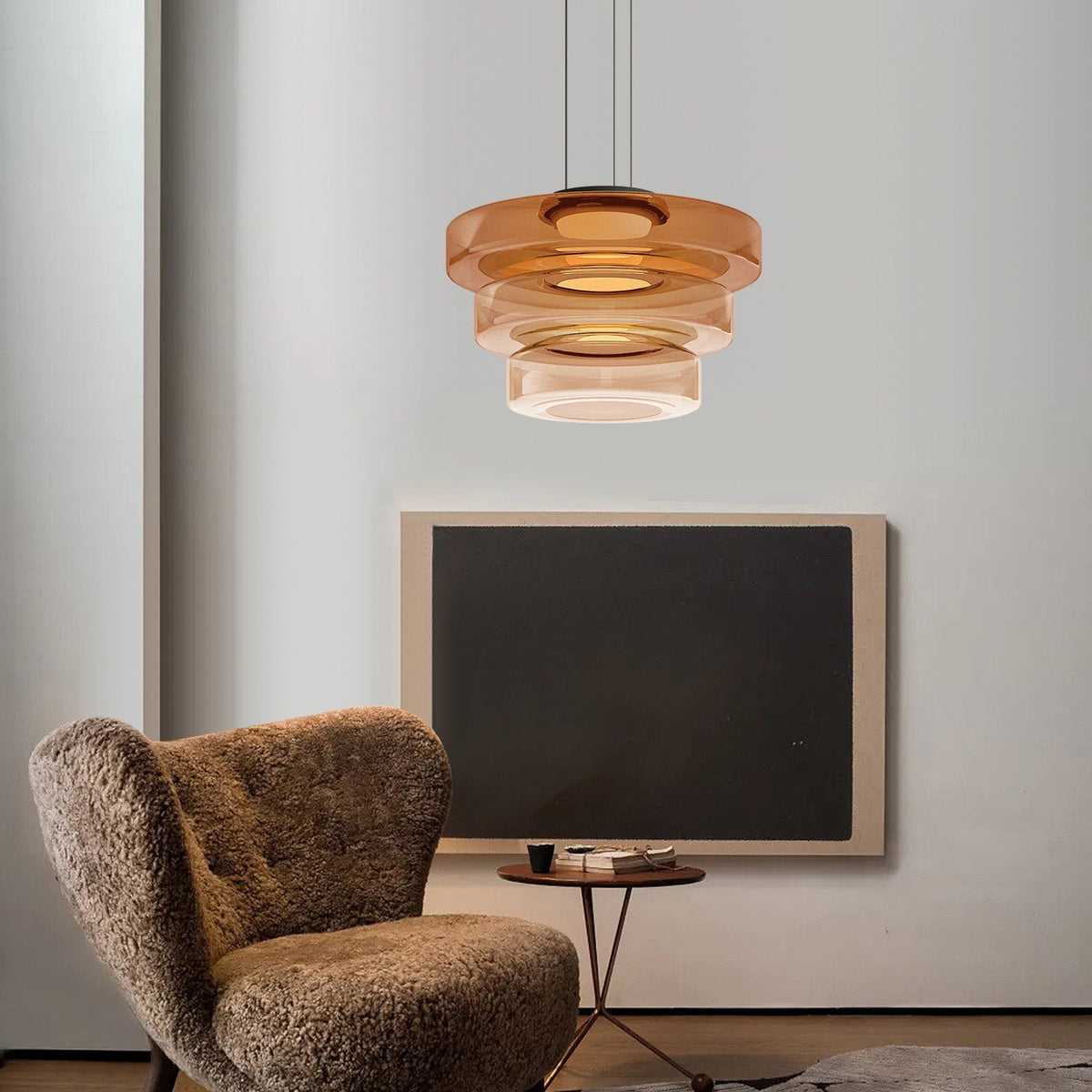 Glazen hanglamp in Bauhaus-stijl - Elegantie en moderniteit