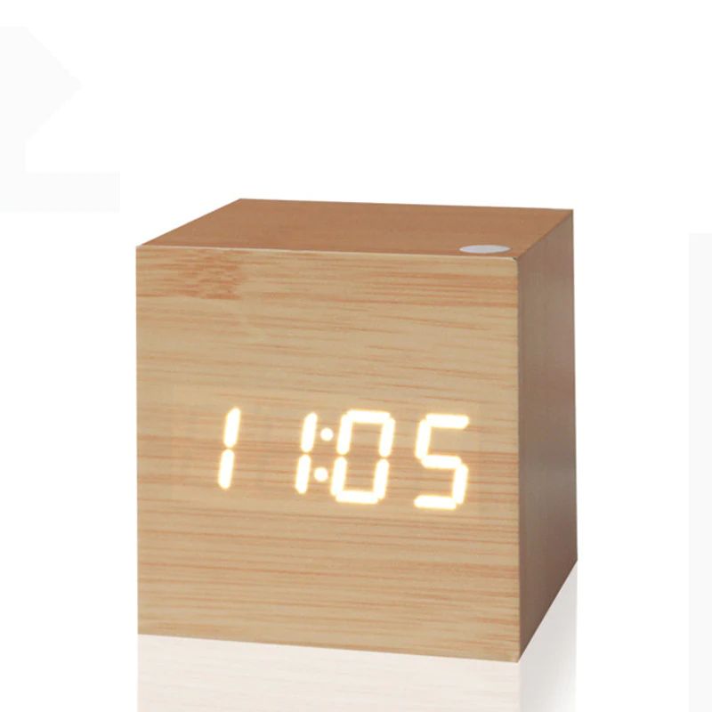 Digitale Klok Cube – Minimalistisch Ontwerp En LED-display 