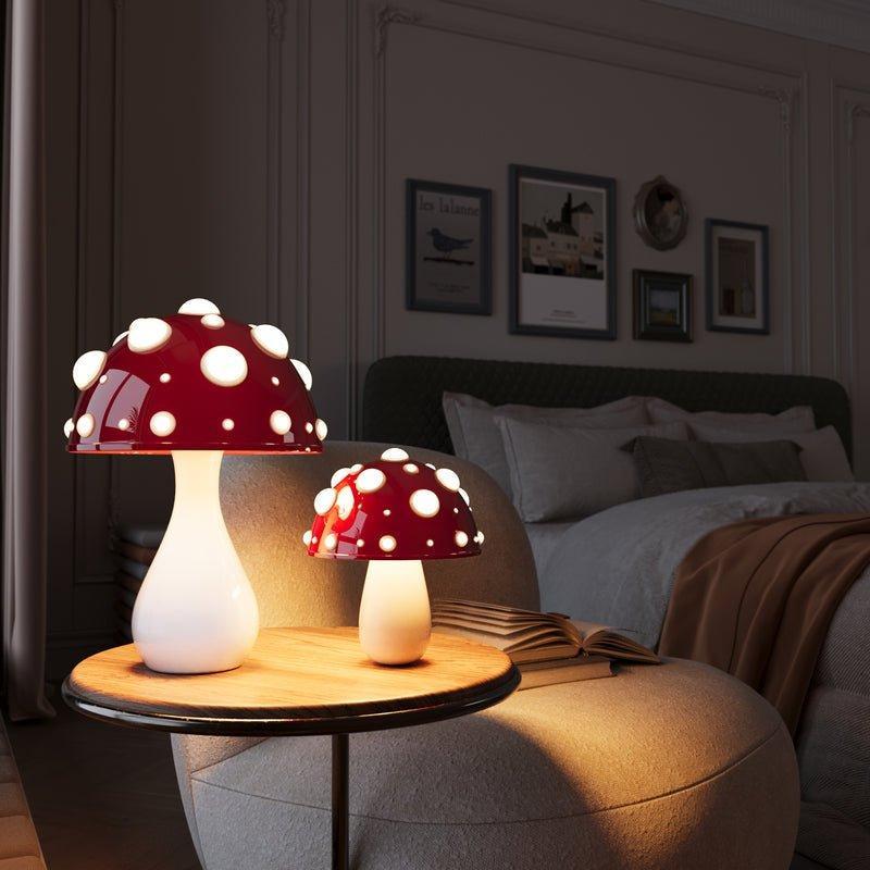 Lampada da Tavolo Funghi – Illuminazione Morbida e Stile Originale 