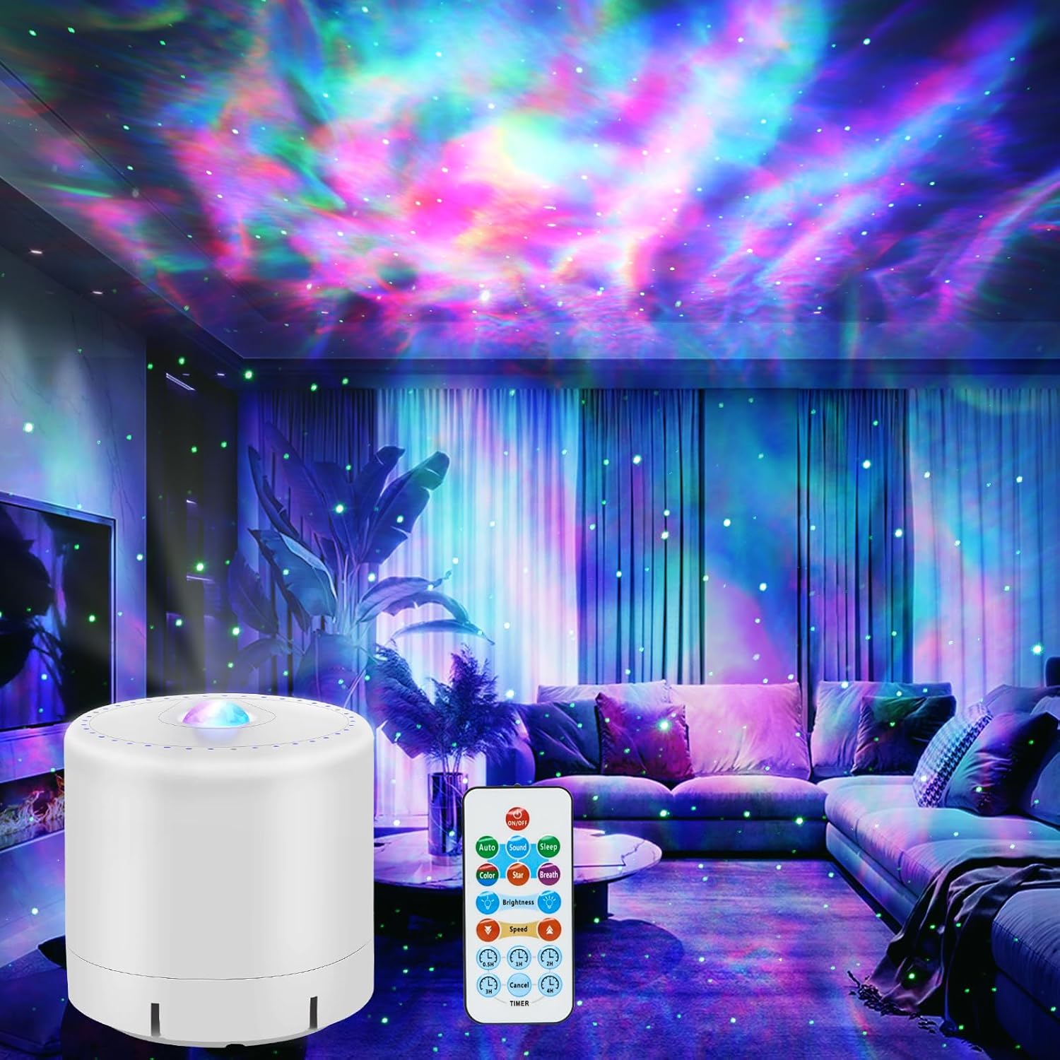 LED projektor – Relaxáló Galaxis Hangulat 