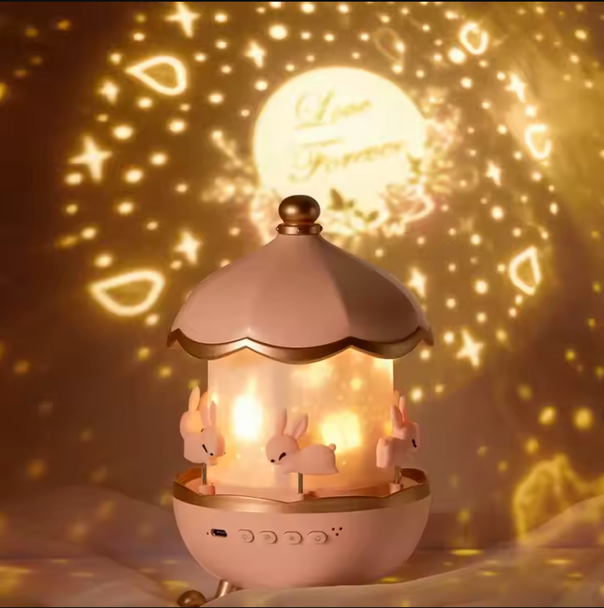 Luz Nocturna Proyector — Cielo Estrellado En Luz 