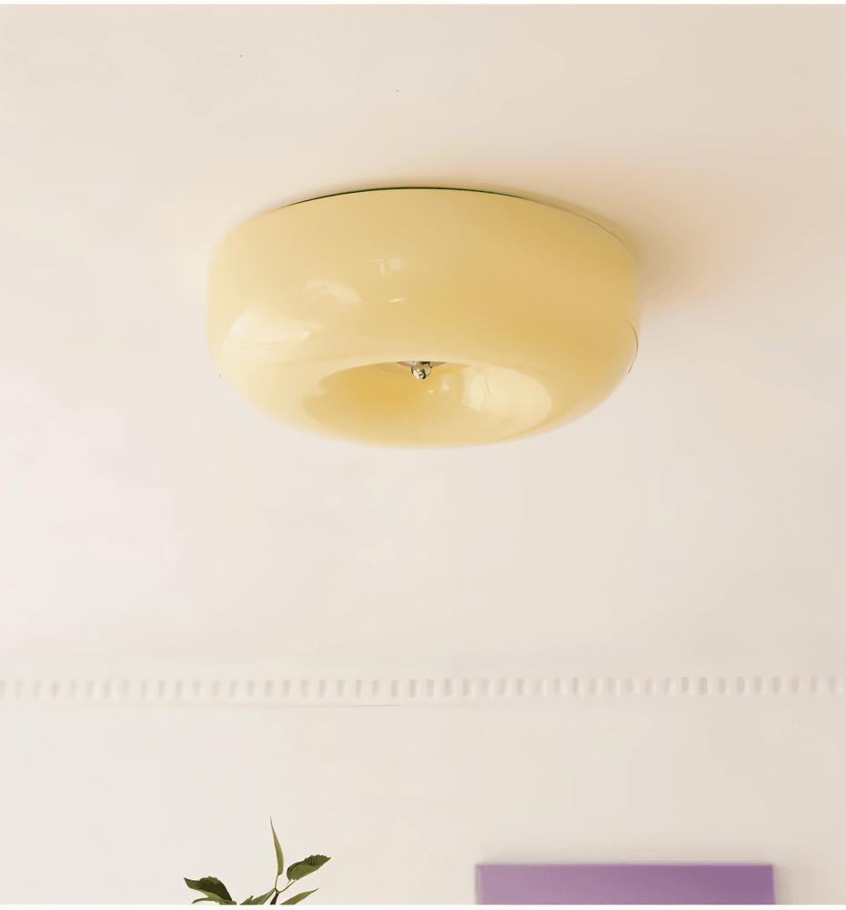 Scandinavian Glass Ceiling Light - Modern Decoration & Easy Installation