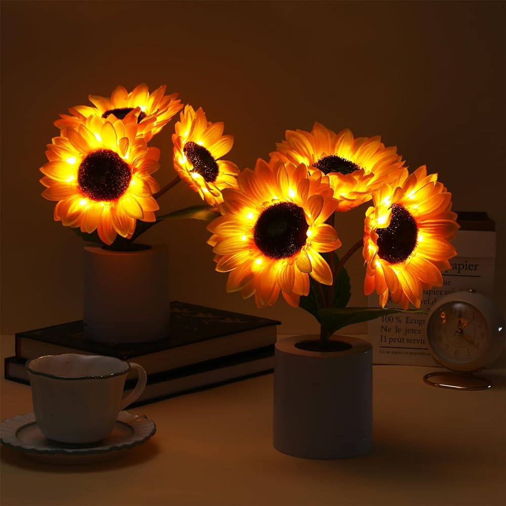 Lámpara de Mesa LED Recargable por USB – Iluminación Original y Elegante 