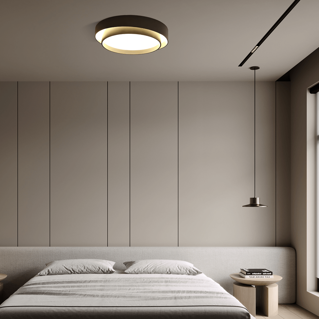 Lámpara de techo LED Disco – Luz y Confort Visual 