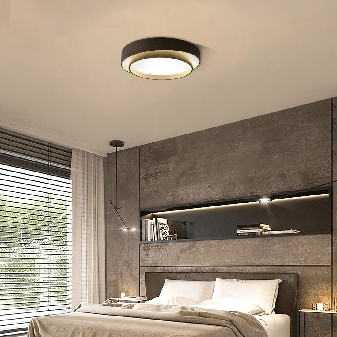 Lámpara de techo LED Disco – Luz y Confort Visual 