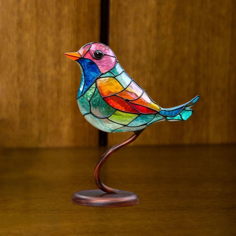 Adorno Decorativo – Aves Posadas Sobre Una Rama 