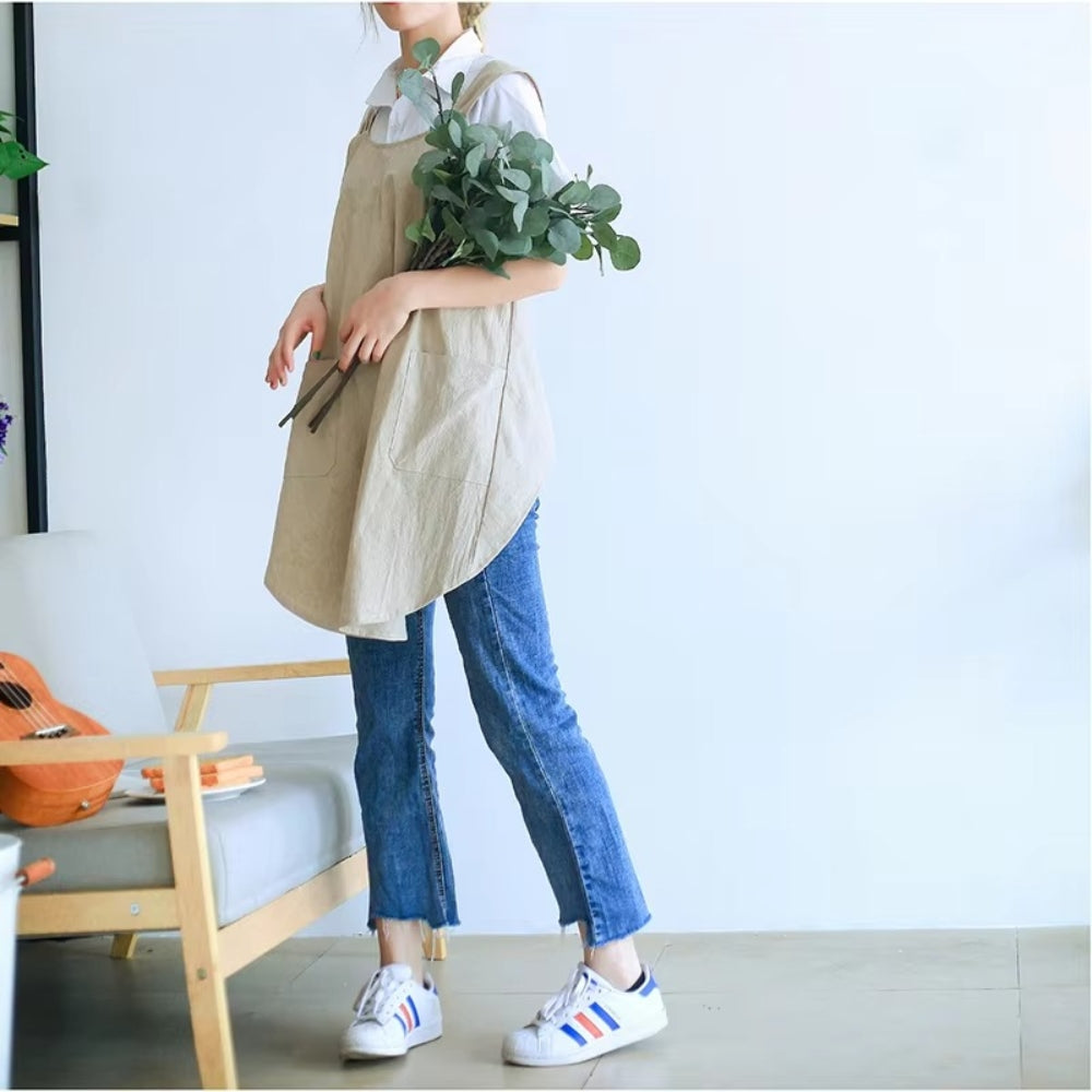 Grembiule Incrociato Ispirato Al Design Coreano – Eleganza E Praticità Quotidiana 