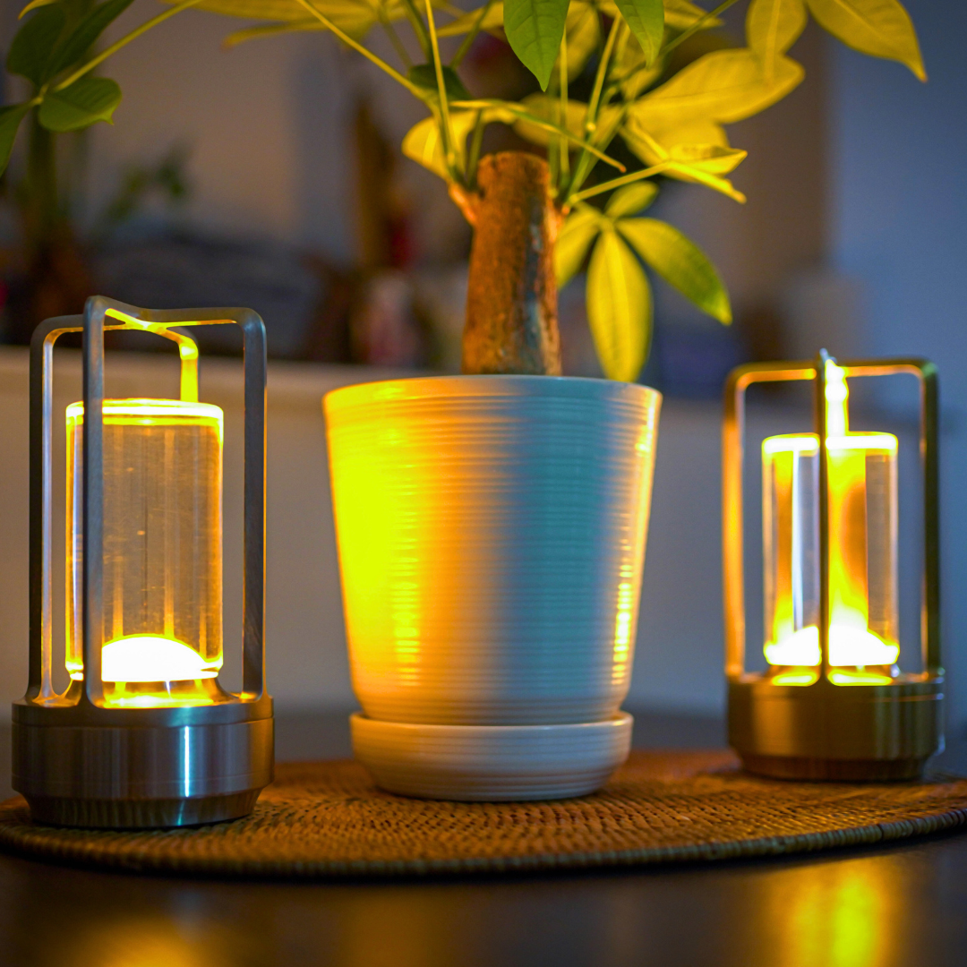 Lampada da Tavolo Ricaricabile – Luce Diffusa e Stile Senza Tempo 