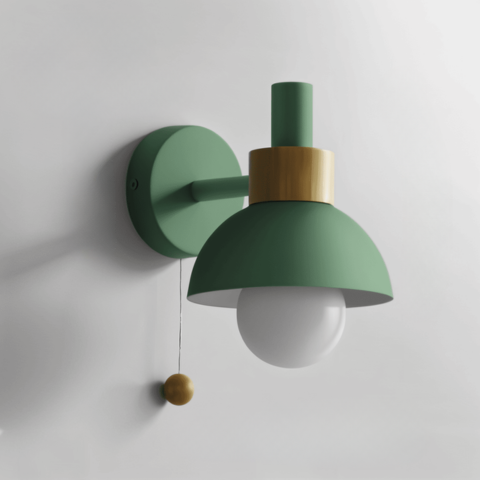 Lampă de perete pastel cu întrerupător - iluminare moale și stil modern