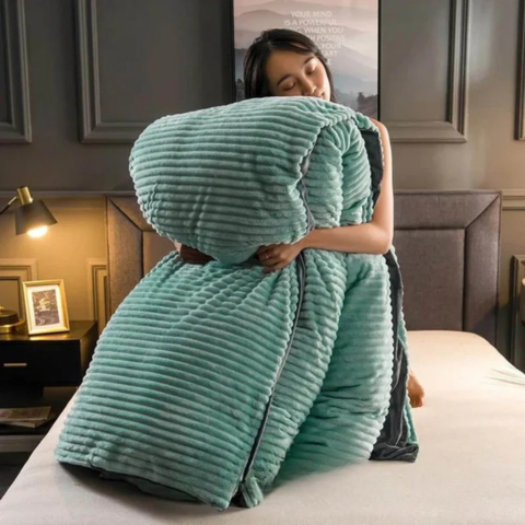 3 osan vuodevaatesetti – pehmeys ja mukavuus fleece-materiaalista 
