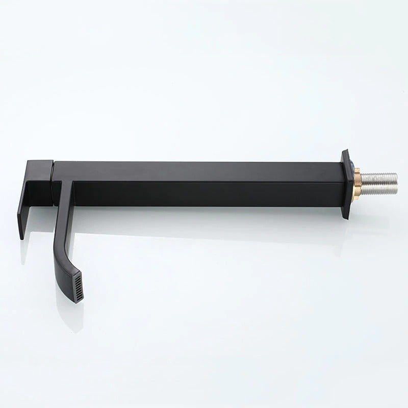 Hochstehender Waschtischarmatur – Elegante matte schwarze Ausführung 