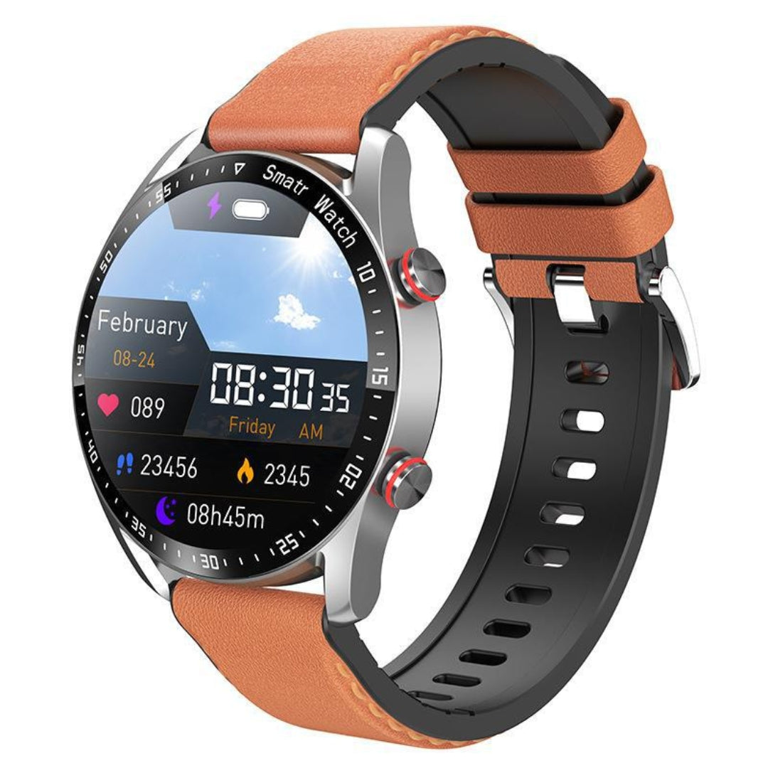 Elegant Smartwatch – Raffinerad Stil Och Intelligenta Funktioner 