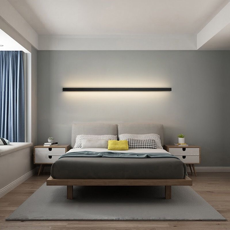 Væglampe LED Lineær – Elegant Diskret til Moderne Interiør 