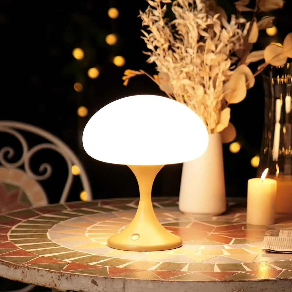 Lámpara Champiñón Decorativa – Ambiente Cálido y de Tendencia 