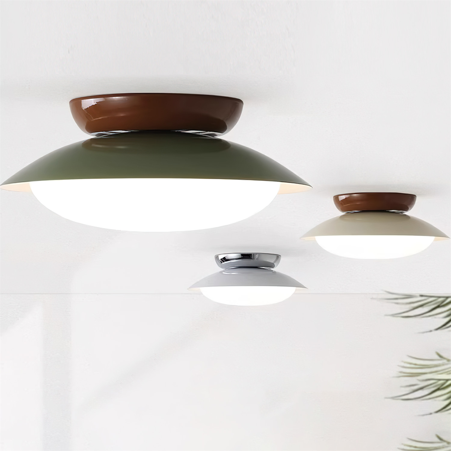 Okrągła lampa sufitowa LED - naturalny blask i dyskretna elegancja