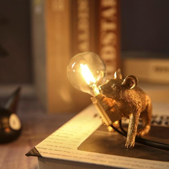 Stolová Lampa Myš – Originálna Dekorácia a Trendové Osvetlenie 